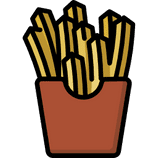 Pommes frites ikon